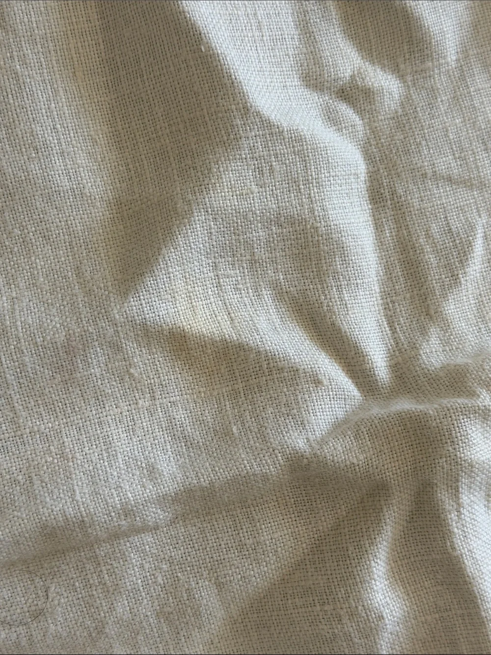 Vintage Small Square Linen Blend Asian Theme Table Cloth Cover